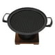 thumbnail image 3 of Parrilla De Mesa Pequeña, Parrilla De Carbón De Mesa Portátil De Fácil Limpieza, Aleación De Aluminio, Negro Sin Humo Para Interiores Para Una Persona Anggrek Otros, 3 of 8