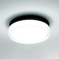 thumbnail image 2 of WAC Lighting Dot 9" LED 3000K Round Contemporary Aluminum Flush Mount in Black, 2 of 4