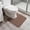 Brown-1'8" X 2' (U-shape), variant on Toilet Rugs U Shaped Bathroom Rug Machine Washable Non Slip Quick Dry Super Absorbent Ultra Thin Mats For Toilet.green 1'8"x2'(20x24inch)