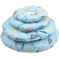 thumbnail image 3 of Collier pour Chat Confortable Collier pour Chat Ajustable Collier Protecteur Cône Collier en Coton Doux pour Petits Chiens, Chats de Moins de 2 kg, Bleu Foncé, m, 3 of 7