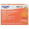 thumbnail image 2 of (3 pack) Equate 14+ 1000 mg Vitamin C Powder for Immune Support, Orange Flavor, 30 Count, 2 of 9