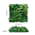 thumbnail image 6 of KFFKFF Synthetic Foliage Wall Tiles, Set of 12, Each 20 x 20 inches, 3D Assembled Verdant Boxwood Panel for Interior and Exterior Green Accents & Ivy Wall Cover, Secluded Backdrop Wall Hedge Display, 6 of 9