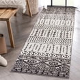 thumbnail image 1 of Alfombra Art&Tuft Runner, 76 x 203 cm, color negro, marroquí, lavable, 1 of 6