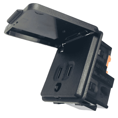 25858121  OEM AVE8010031 GSH319 110 VOLT OUTLET Center Console Receptacle