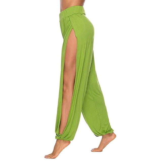Pantalones casuales de talla grande para mujer, pantalones transpirables y agradables para la piel, adecuados para bailar Pilates