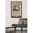 thumbnail image 2 of One Piece - Franky Wanted Poster Wall Poster, 22.375" x 34" Framed, 2 of 5
