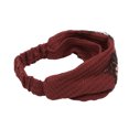 thumbnail image 3 of Unique Bargains 1 Pc Headband Rose Wide Hairband for Women Orange Red, 3 of 5