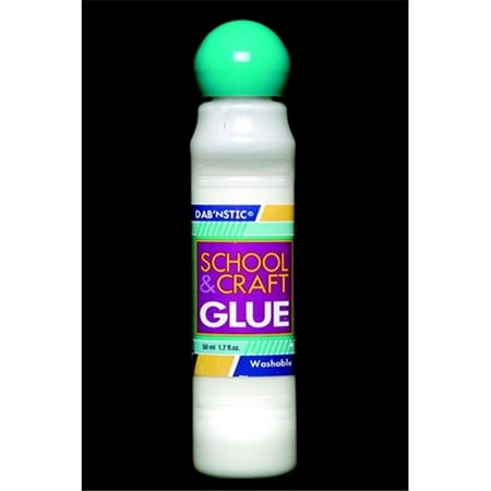 Foam Acid-Free General Purpose Non-Toxic Washable School And Craft Glue - 1.7 Oz. Tube, White, Pack