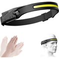 thumbnail image 1 of Linterna frontal LED COB 230 recargable Linterna frontal de haz ancho con sensor de movimiento y linterna frontal impermeable brillante, 1 of 5