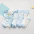 thumbnail image 2 of REDARER 5-Pack Baby Cartoon Socks - Breathable Thin Cotton Socks for Toddlers, All-Season Comfort,Size:3-5 Years, 2 of 6