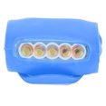 thumbnail image 2 of Bicicleta 7 luces LED Faro delantero trasero Luz de doble color Equipo de ciclismoAzul, 2 of 5
