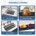 thumbnail image 5 of Bestjing Protectores de fregadero de silicona para fregadero de cocina – 28.4 x 14.3 pulgadas accesorio protector de cocina antideslizante resistente al calor para la parte inferior de la granja de po, 5 of 5