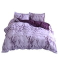 thumbnail image 1 of Juego de ropa de cama de marmoleado de 3 piezas, funda de edredón, juego de funda de almohada, dormitorio, habitación de invitados, funda nórdica, funda de almohada sidaley HA3042-03B, 1 of 7