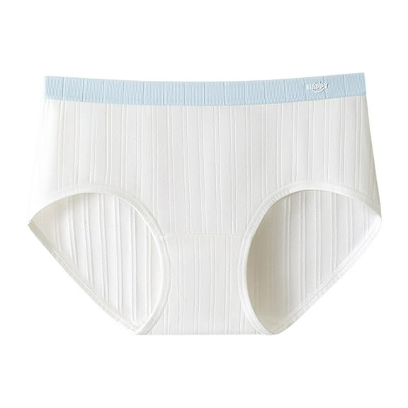 Daznico Womens Underwear - Women's Mid Rise Seamless Briefs Panties - Panties for Women,Color:White,Size:M