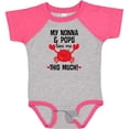 thumbnail image 3 of Inktastic Nonna and Pops Love Me Grandchild Boys or Girls Baby Bodysuit, 3 of 5