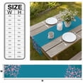 thumbnail image 3 of Spring Floral Table Runner Watercolor Pink Cherry Blossom Branches Blue Tablerunners 13 x 90 Inch, Table Decorations Tabletop Scarf for Summer Gathering Holiday Farmhouse Kitchen Dining Decor, 3 of 8
