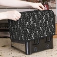 thumbnail image 7 of Xecao Retro Skeleton Dancing On Halloween Party Print 2 Slice Toaster Cover with Pockets, Small Appliance Cover, Dust and Fingerprint Protection, Machine Washable, 7 of 7