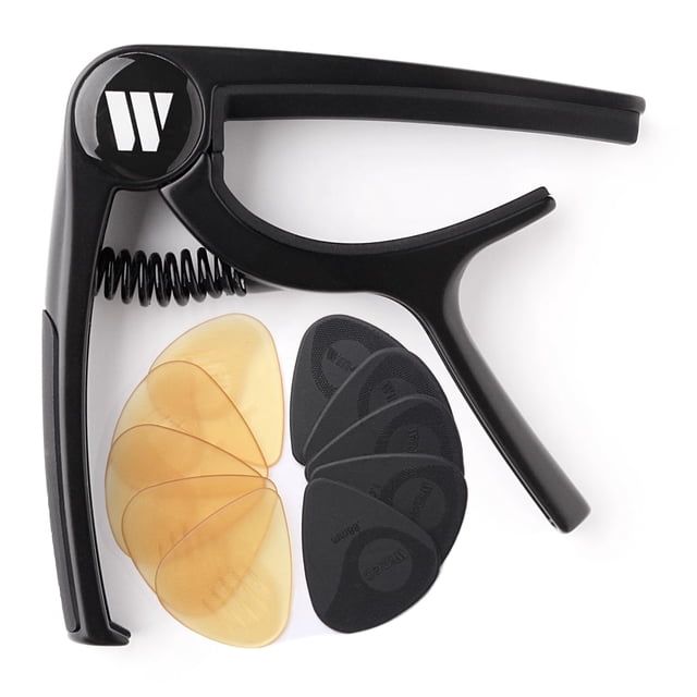 Capo WINGO Quick Release para guitarra eléctrica acústica con púas
