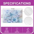 thumbnail image 2 of Erosebridal Lotus Folwer Place Mats Set of 4 for in Door Dinning, Mystic Dragonfly Table Place Mats for in Door Dining, Mother's Day Decor, 2 of 4