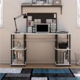 thumbnail image 4 of Ameriwood Home Condor Toolless Double Pedestal Computer Desk in White, 4 of 11