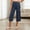 Navy, variant on Drovellove Women's Plus Size Full Open Side Postoperative Care Pants with Pockets – Soft 7/8 Length Cropped Pants Straight Leg Recovery Pants with Elastic Waistband for Easy Dressing and Casual