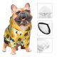 thumbnail image 3 of Fotbe Navy Blue Leaf Sunflower Sudadera con Estampado para Perros Pequeños – Suéter con Capucha para Mascotas, Tela Suave de Forro Polar con Bolsillo-XX-Large, 3 of 7