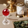 thumbnail image 2 of Jiibva Crystal Ball Stand Crystal Sphere Display Holder Metal Snake Design Globe Ball Stand Home Desktop Ornament for Sphere or Stone, 2 of 7