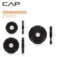 thumbnail image 4 of Set de discos de peso CAP Barbell recubiertos de goma para barra olímpica, 4 of 7