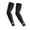 Black, variant on Unisex Compression Arm Sleevesice Silk Uv Protection Cooling Arm Sleeves Black