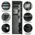 thumbnail image 4 of Riflevault High Tech Intelligent 5 Gun Safe with Dual Alarm System, 11.02" x 11.81" x 54.33", Steel, 4 of 6