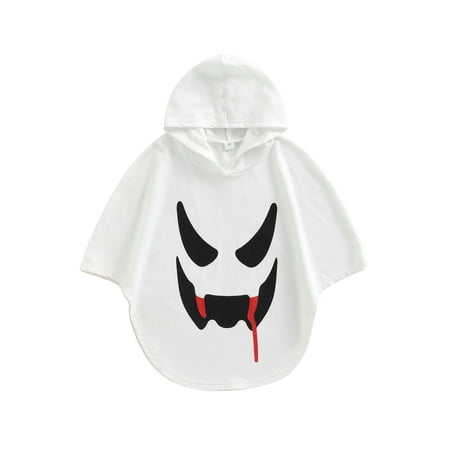 

Licupiee Halloween Baby Boys Girls hoodies Cape Ghost Robe Fancy Party Costume Toddler Halloween Scary Clothes