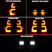 MZORANGE 2 PCS Rear LED Tail Light Lamp Brake For Toyota 4Runner 2003-2006 2007 2008 2009