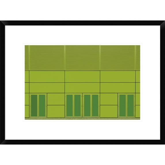 Global Gallery Jan Niezen 'Green Home' Framed Wall Art