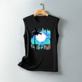 thumbnail image 5 of Titcea Tank Top for Women Palm Tree Printed Round Neck Sleeveless Sexy T Shirts Hawaiian Beach Holiday Casual Summer Tops, 5 of 5