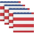 thumbnail image 5 of GZHJMY Soft Reusable Satin Table Decorative Napkins,20x20InX6 PCSAmerican Flag,Family Dinner Wedding Banquet, Cocktail Party, Kitchen,Birthday Party, 5 of 7