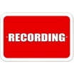 Recording Sign - Walmart.com
