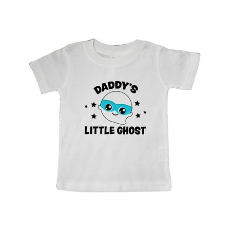 

Inktastic Cute Daddy s Little Ghost with Stars Gift Baby Boy or Baby Girl T-Shirt