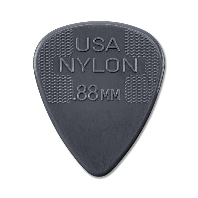 Púas de guitarra Dunlop 44R.88 de nailon estándar, 0,8 mm, 72 unidades, bolsa