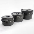 thumbnail image 1 of CTIRCHIU 1 Set Camp Kitchen Equipment Aluminum Alloy Black for Fun Outings, 1 of 8