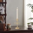 thumbnail image 5 of JZCHUNTOY Metal Tabletop Tapered Candle Holder, Decorative Conical Base for Home Decor, Dining Table Setting and Party Decoration, 1 Piece, 5 of 9