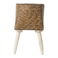 thumbnail image 3 of Almencla Plant Basket with Legs Imitation Rattan Basket Gift Simple Flower Pot Floor Flowerpot for Dining Room Restaurant Balcony Cafe Coffee 33x16cm 4 Leg, 3 of 8