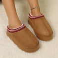 thumbnail image 2 of Women's Plush Lined Slippers Indoor Outdoor Memory Foam House Shoes, 2 of 5