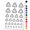 Black, variant on Trilliant Triangle Gem Diamond Cut Jewelry Water Resistant Temporary Tattoo Set Fake Body Art Collection - Red