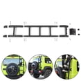 thumbnail image 2 of New Aluminum Car Rear Tail Door Ladder Climbing Fit For Suzuki Jimny 2019+ BLK, 2 of 13