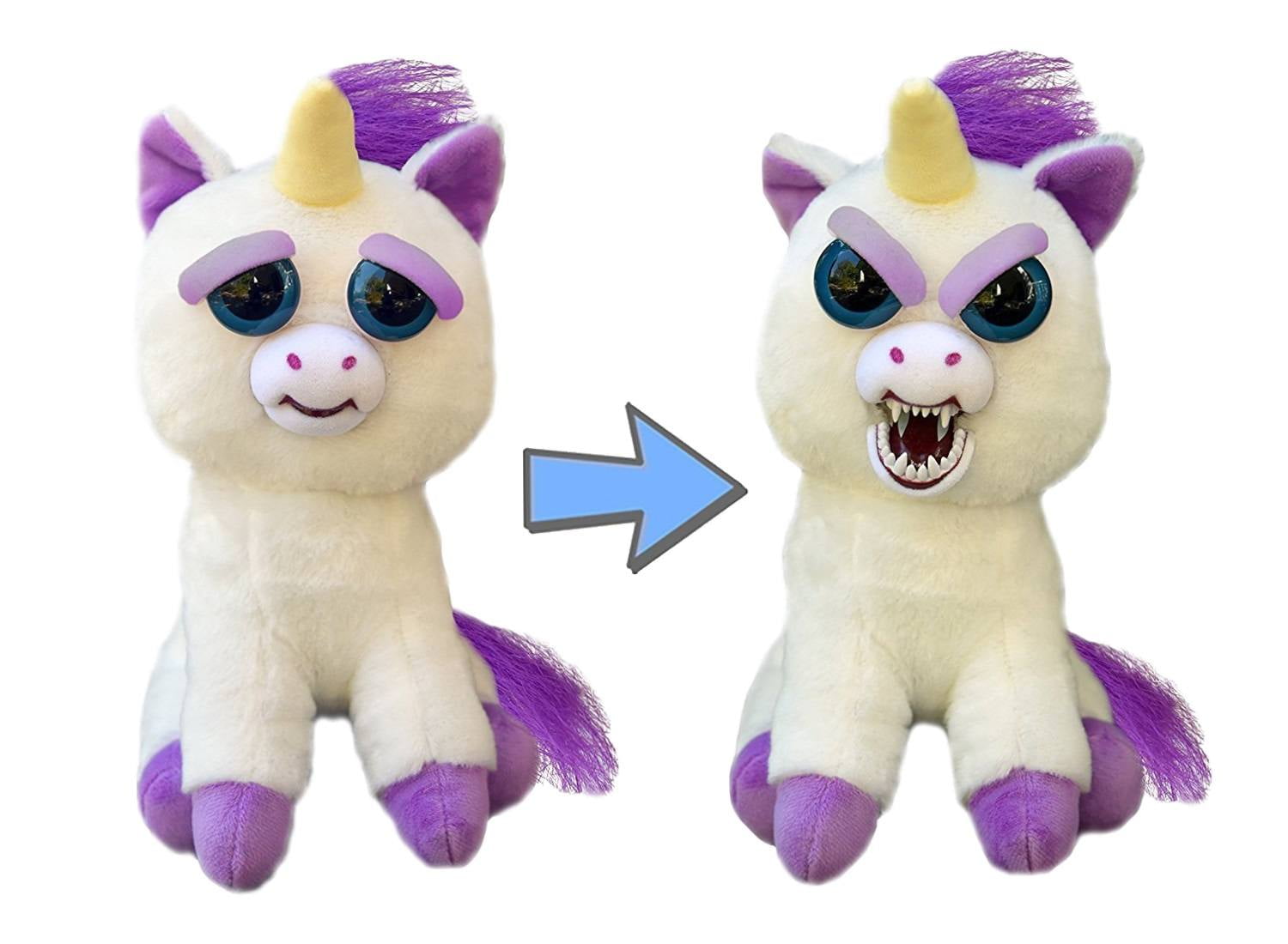New Feisty Pets Glenda Glitterpoop Unicorn Fox Dog Plush Kids Fun Toys Gifts 25a 