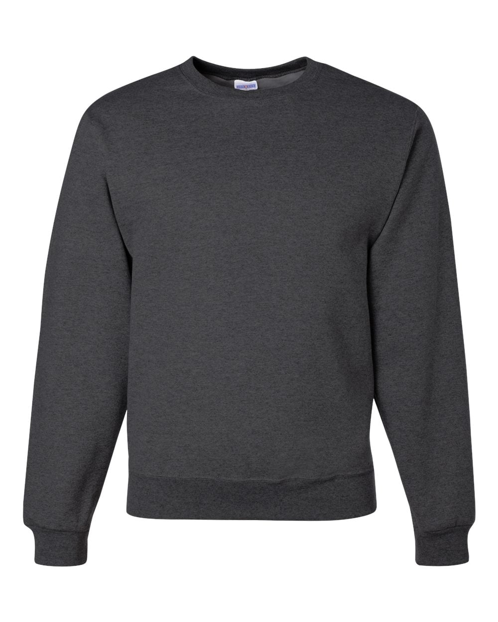 JERZEES Jerzees 8 oz. 50/50 Fleece Crew (562) Black Heather, 2XL