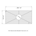 thumbnail image 2 of Nantucket Sinks BG-HA33 Stainless Steel Bottom Grid, 2 of 3