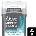 thumbnail image 1 of Dove Men+Care Deodorant Stick aluminum-free deodorant formula for 72H protection Ocean Breeze with ¼ moisturizing cream, 85g, 1 of 7
