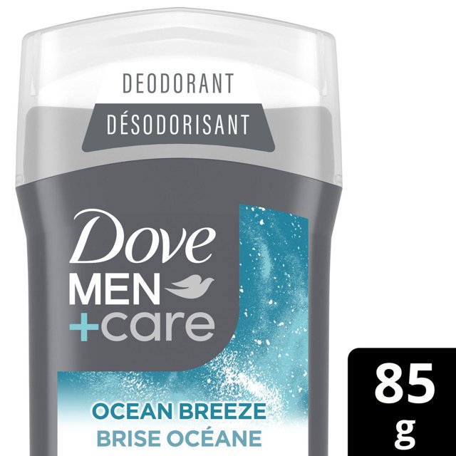 Dove Men+Care Deodorant Stick aluminum-free deodorant formula for 72H protection Ocean Breeze with ¼ moisturizing cream, 85g