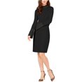 thumbnail image 1 of I-N-C Robe Chandail Cloutée pour Femmes, Noir, Très Grand, 1 of 1